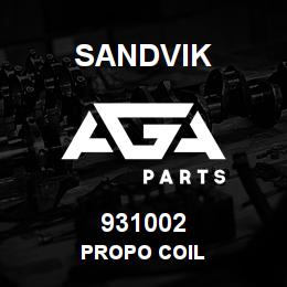 931002 Sandvik PROPO COIL | AGA Parts