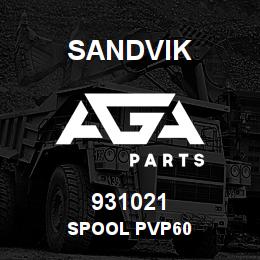 931021 Sandvik SPOOL PVP60 | AGA Parts