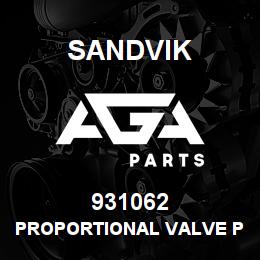 931062 Sandvik PROPORTIONAL VALVE PVG 32 RB | AGA Parts