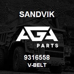 9316558 Sandvik V-BELT | AGA Parts