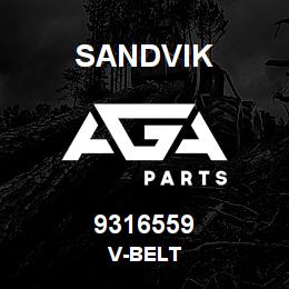 9316559 Sandvik V-BELT | AGA Parts