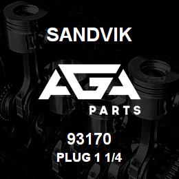 93170 Sandvik PLUG 1 1/4 | AGA Parts