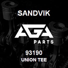 93190 Sandvik UNION TEE | AGA Parts