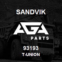 93193 Sandvik T-UNION | AGA Parts