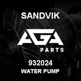 932024 Sandvik WATER PUMP | AGA Parts