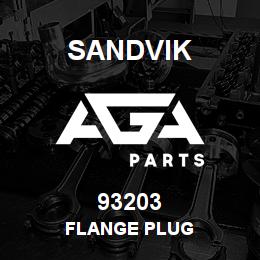 93203 Sandvik FLANGE PLUG | AGA Parts