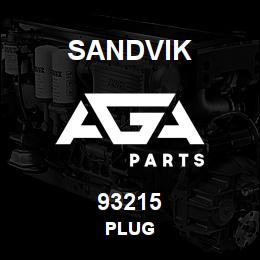 93215 Sandvik PLUG | AGA Parts