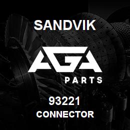 93221 Sandvik CONNECTOR | AGA Parts