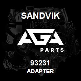 93231 Sandvik ADAPTER | AGA Parts