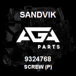 9324768 Sandvik SCREW (P) | AGA Parts
