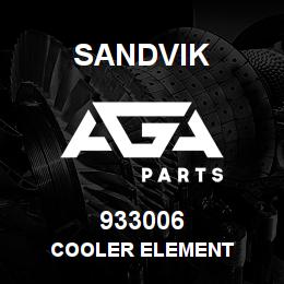933006 Sandvik COOLER ELEMENT | AGA Parts