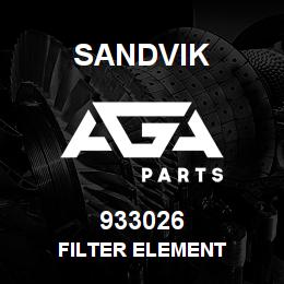 933026 Sandvik FILTER ELEMENT | AGA Parts