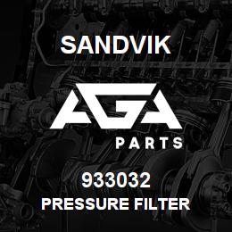 933032 Sandvik PRESSURE FILTER | AGA Parts