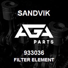 933036 Sandvik FILTER ELEMENT | AGA Parts