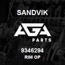 9346294 Sandvik RIM OP | AGA Parts