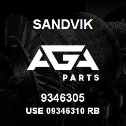 9346305 Sandvik USE 09346310 RB | AGA Parts