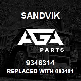 9346314 Sandvik REPLACED WITH 09349112 RB | AGA Parts