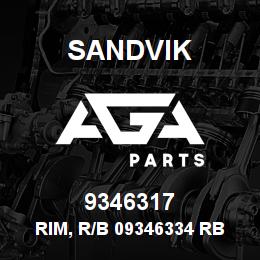 9346317 Sandvik RIM, R/B 09346334 RB | AGA Parts