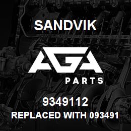 9349112 Sandvik REPLACED WITH 09349112 RB | AGA Parts