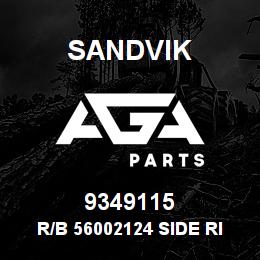 9349115 Sandvik R/B 56002124 SIDE RING RB | AGA Parts