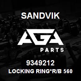 9349212 Sandvik LOCKING RING*R/B 56005767* RB | AGA Parts