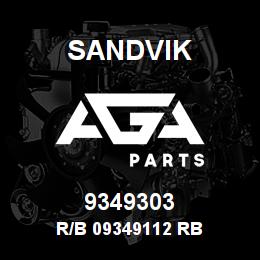 9349303 Sandvik R/B 09349112 RB | AGA Parts