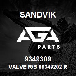 9349309 Sandvik VALVE R/B 09349202 RB | AGA Parts