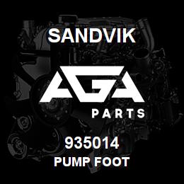 935014 Sandvik PUMP FOOT | AGA Parts