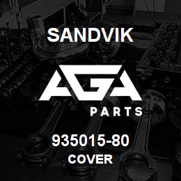 935015-80 Sandvik COVER | AGA Parts