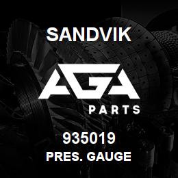 935019 Sandvik PRES. GAUGE | AGA Parts