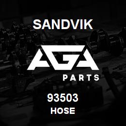 93503 Sandvik HOSE | AGA Parts