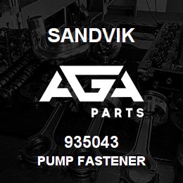 935043 Sandvik PUMP FASTENER | AGA Parts