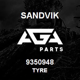 9350948 Sandvik TYRE | AGA Parts