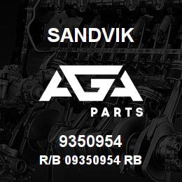 9350954 Sandvik R/B 09350954 RB | AGA Parts
