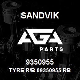9350955 Sandvik TYRE R/B 09350955 RB | AGA Parts