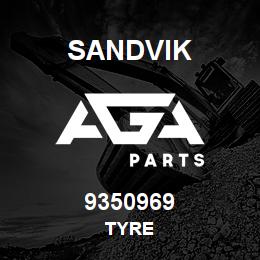9350969 Sandvik TYRE | AGA Parts