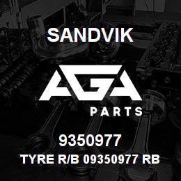 9350977 Sandvik TYRE R/B 09350977 RB | AGA Parts