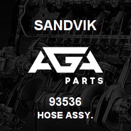 93536 Sandvik HOSE ASSY. | AGA Parts