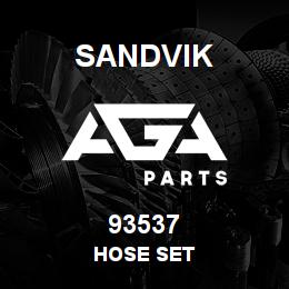 93537 Sandvik HOSE SET | AGA Parts
