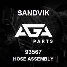 93567 Sandvik HOSE ASSEMBLY | AGA Parts