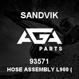 93571 Sandvik HOSE ASSEMBLY L900 (L 750) | AGA Parts