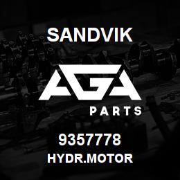 9357778 Sandvik HYDR.MOTOR | AGA Parts