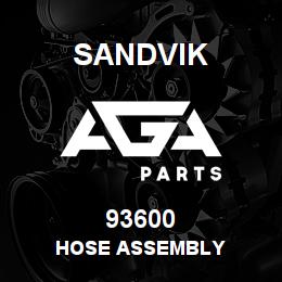 93600 Sandvik HOSE ASSEMBLY | AGA Parts