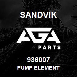 936007 Sandvik PUMP ELEMENT | AGA Parts