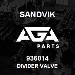 936014 Sandvik DIVIDER VALVE | AGA Parts
