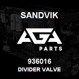 936016 Sandvik DIVIDER VALVE | AGA Parts