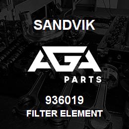 936019 Sandvik FILTER ELEMENT | AGA Parts