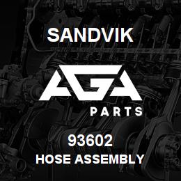 93602 Sandvik HOSE ASSEMBLY | AGA Parts
