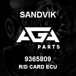 9365809 Sandvik R/D CARD ECU | AGA Parts
