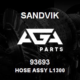 93693 Sandvik HOSE ASSY L1300 | AGA Parts